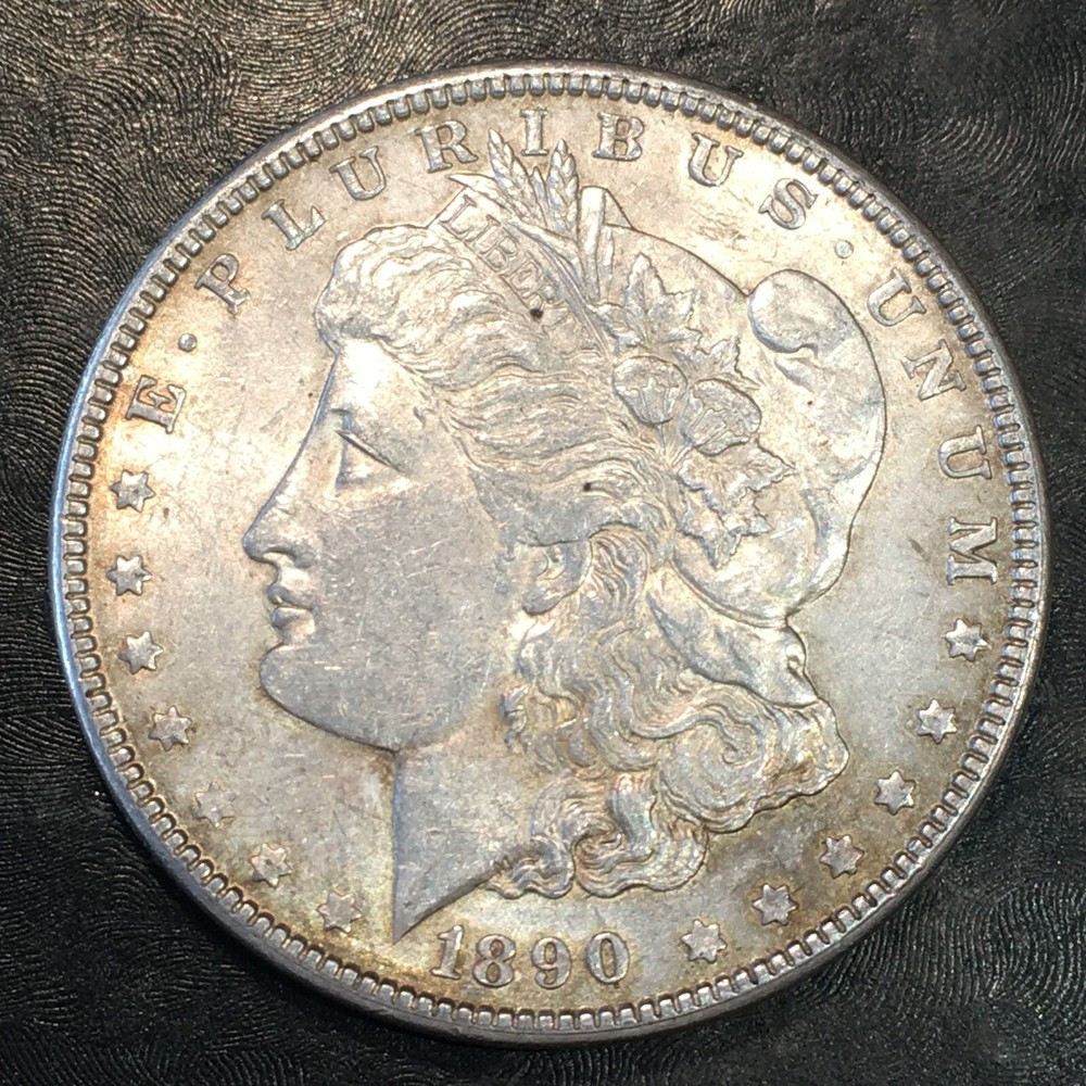 1890  Morgan Silver Dollar - High Quality Scans #P165