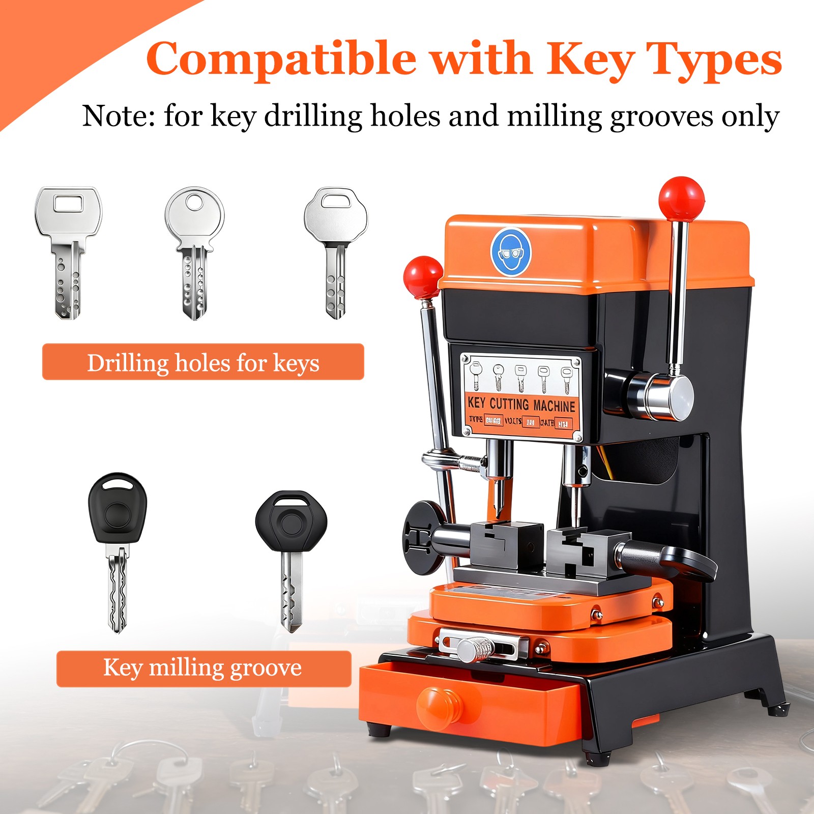 Key Duplicating Cutter Cutting Machine Professional Key Copy Machine Key