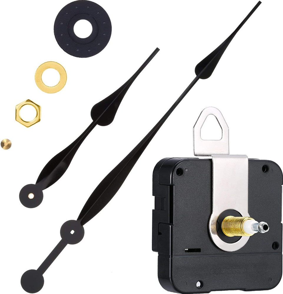 High Torque Quartz Clock Movement Clock Replacement Mechanism with 12 Inch Long