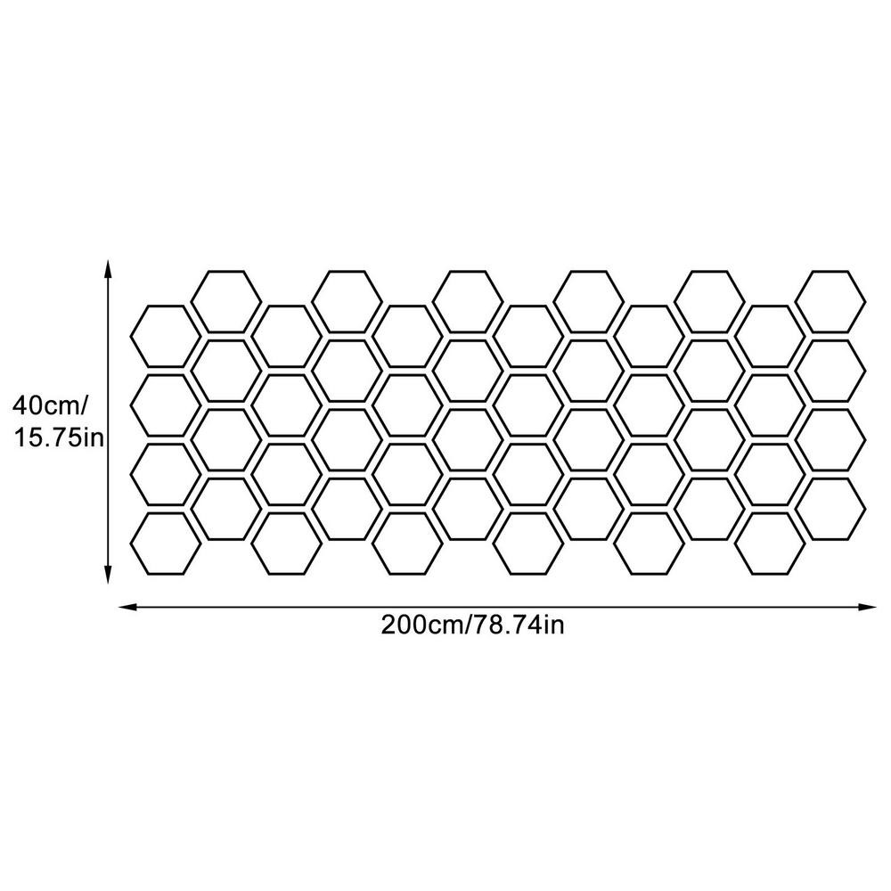 Car stickers decals Camouflage kit solid hexagon honeycomb side racing sticker