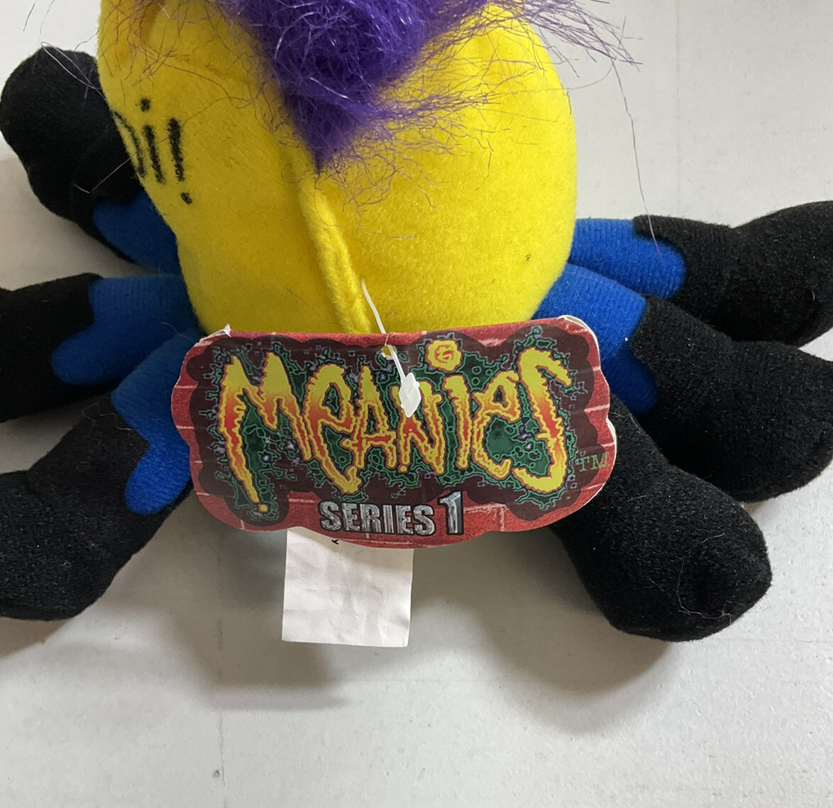 NWT Meanies Beanie Babies Otis The Octopunk Punk Rocker Octopus Plush Series 1