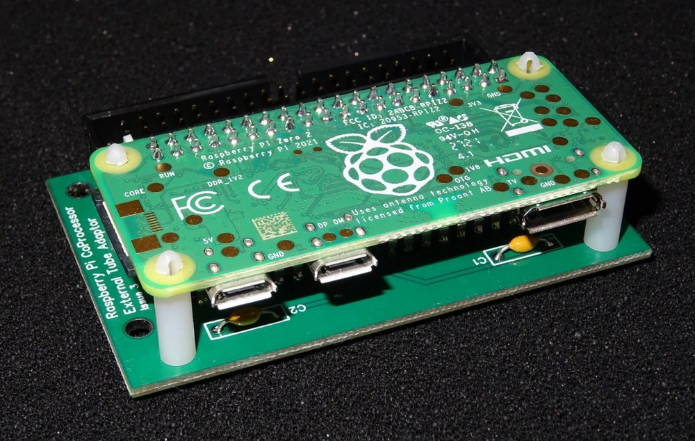 ACORN BBC MODEL B, B+ & MASTER 128 - RASPBERRY PI ZERO CO-PROCESSOR ADAPTER PCB