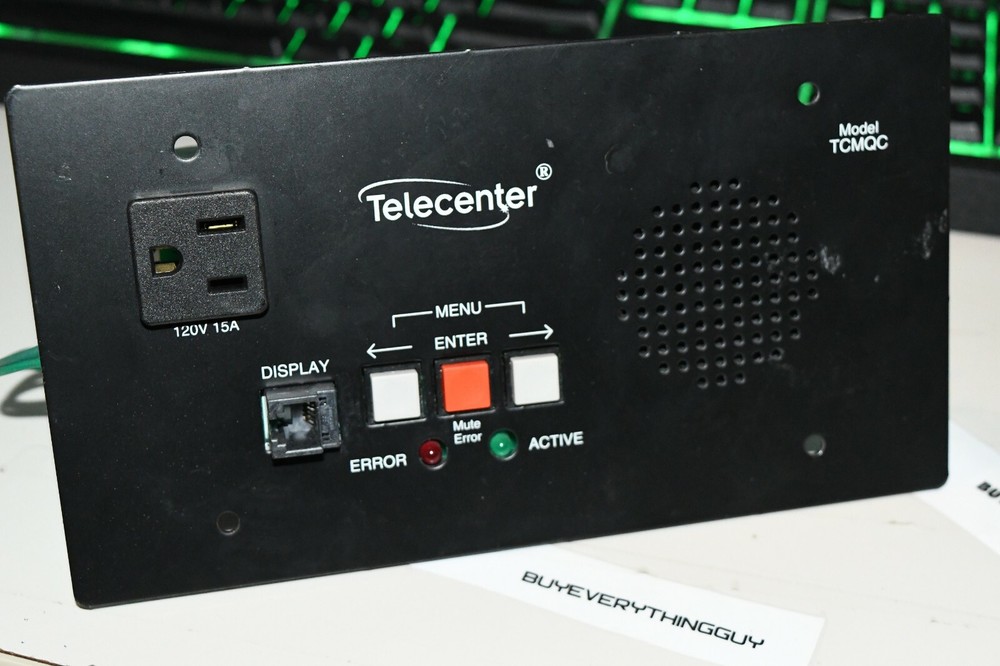 telecenter tcmqc Intercom System selector speaker box 1G