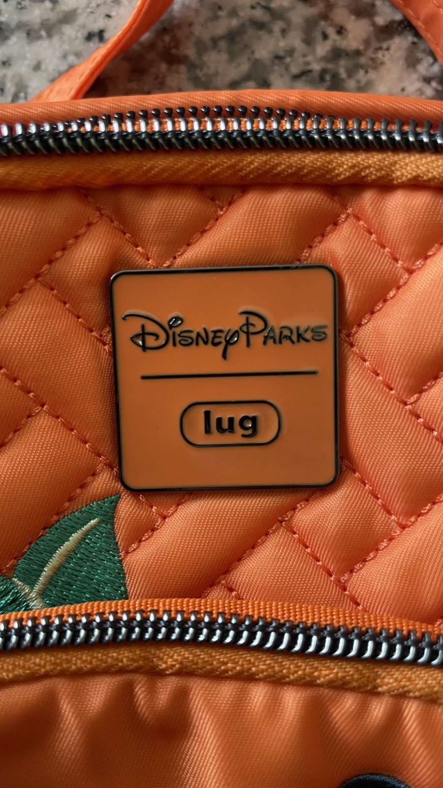 Disney Parks Epcot Flower Garden 2024 Orange Bird Lug Mini Skeeter Crossbody Bag