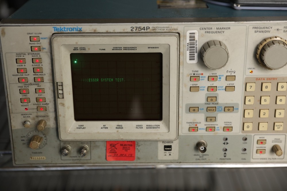 Tektronix 2754P Spectrum Analyzer As Is