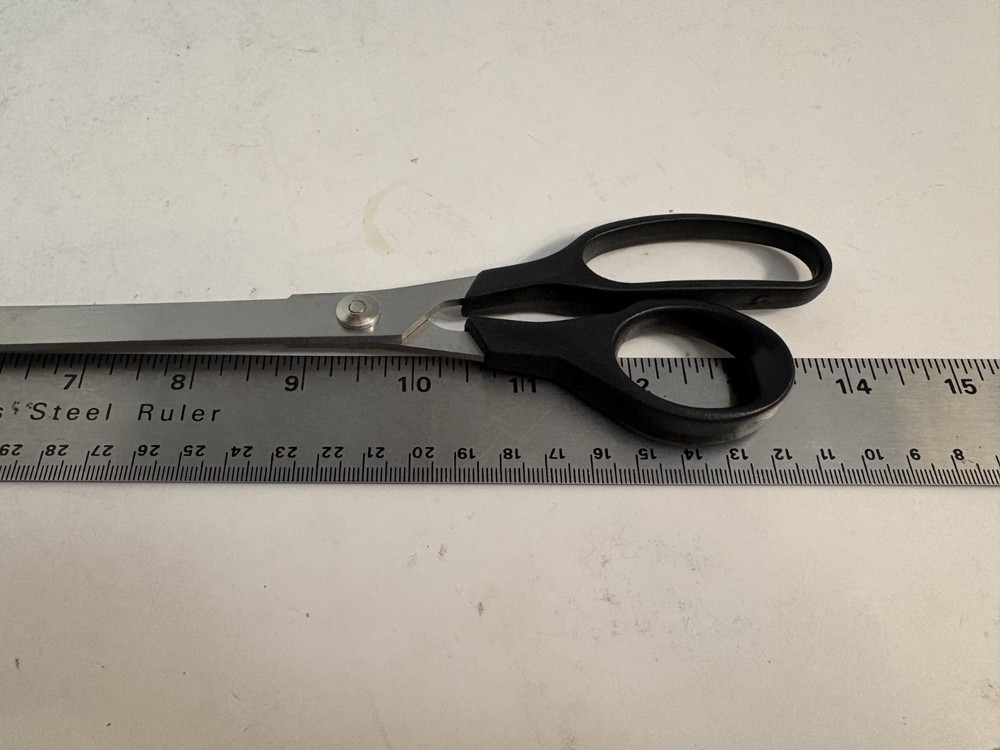 Extra Long Giant Scissors 13-3/4" Razor Sharp Super Long, Black