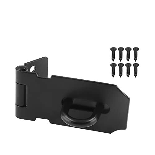Hasp LockDoor Hinge Lock Padlock Clasp Latch Hinges Lock for Door