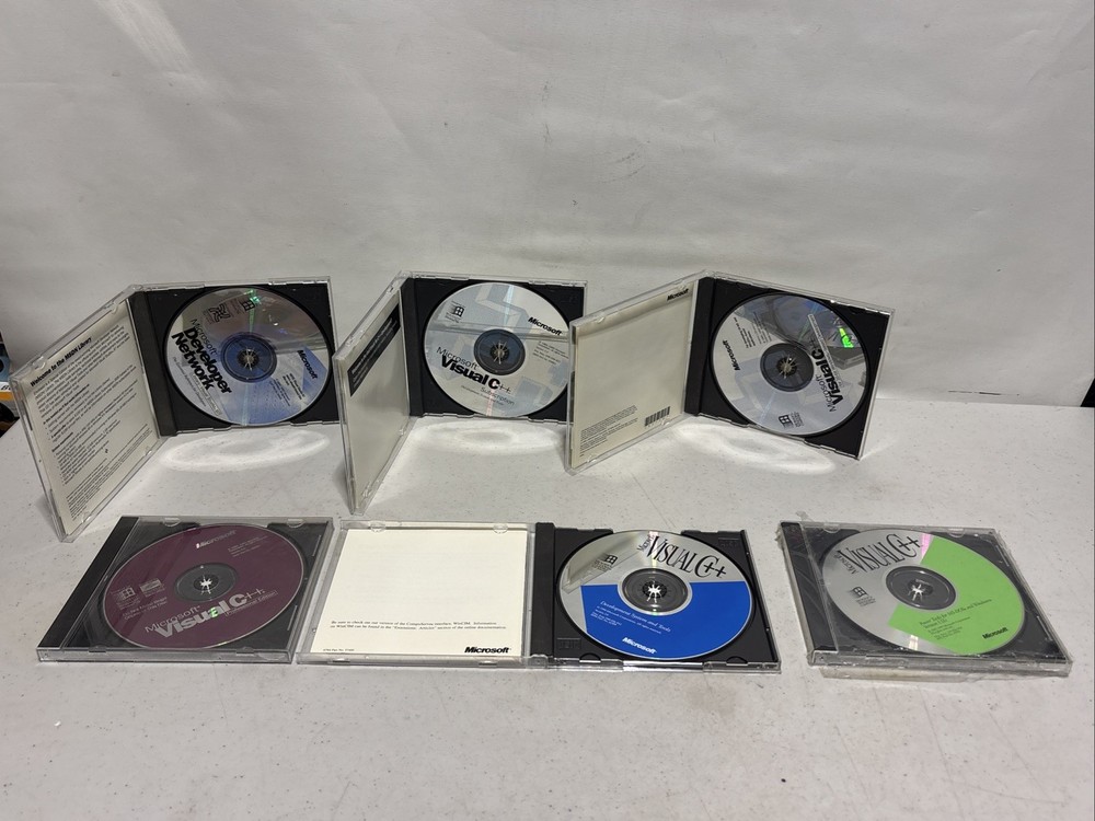 6 Microsoft Visual C++ for 16 bit Windows Versions CD Developer Net Lot
