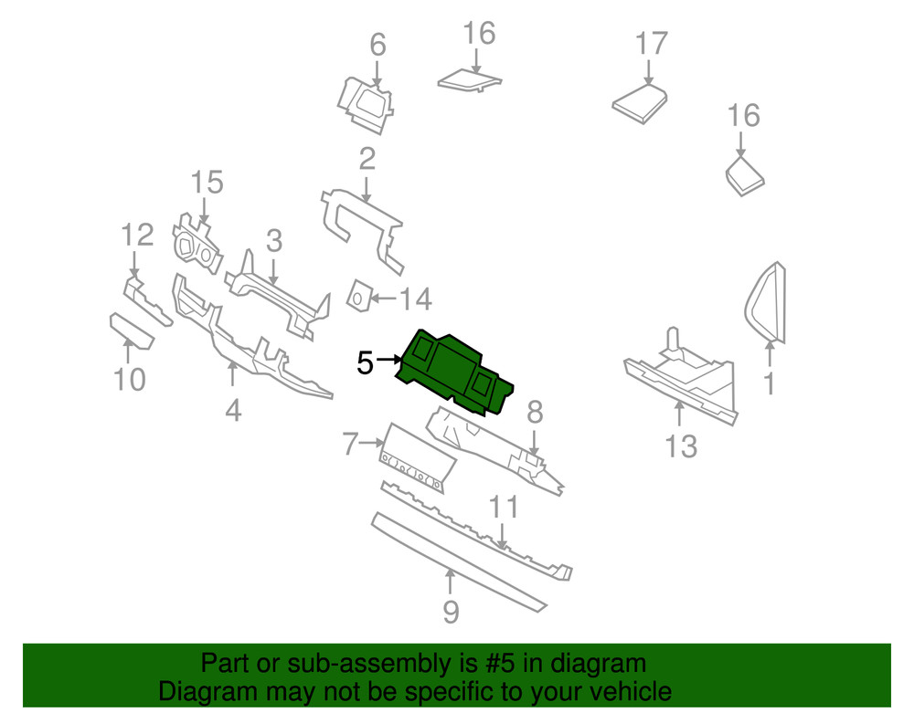 Genuine Ford Panel Instrument 8A5Z-5404302-AA