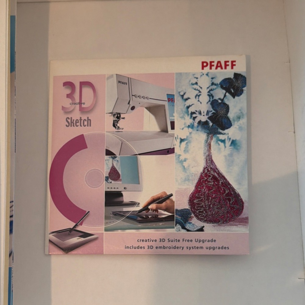 PFAFF 3D Creative Suite Embroidery Machine Digitizing Software