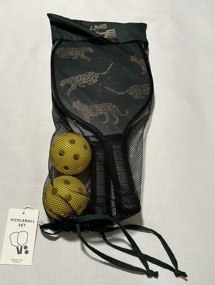 Pickleball Set American Eagle Leopard