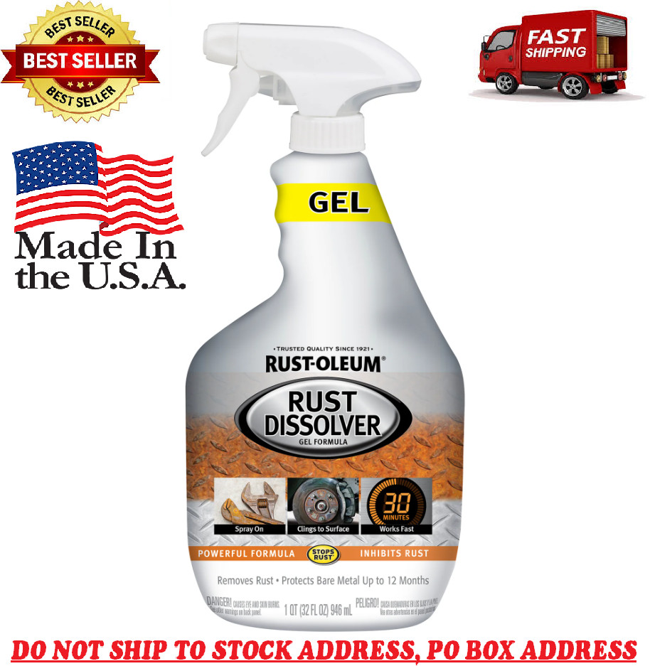 Rust-Oleum Rust Dissolver Gel Spray-300112, 32 oz
