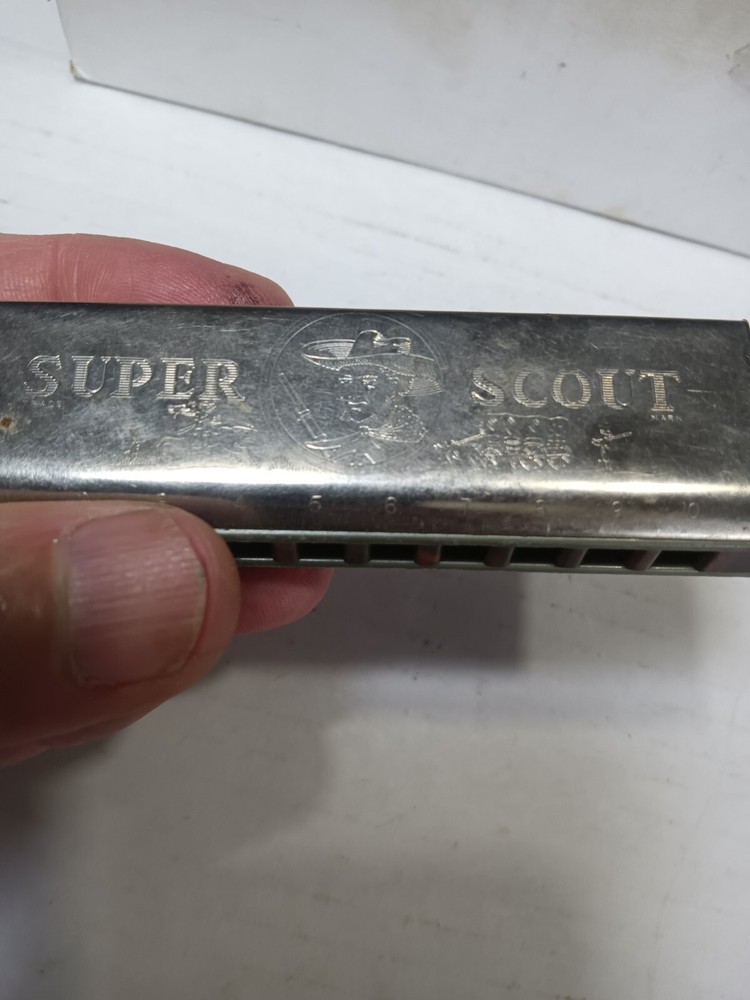 M Hohner's harmonica Old Standard with box #34B