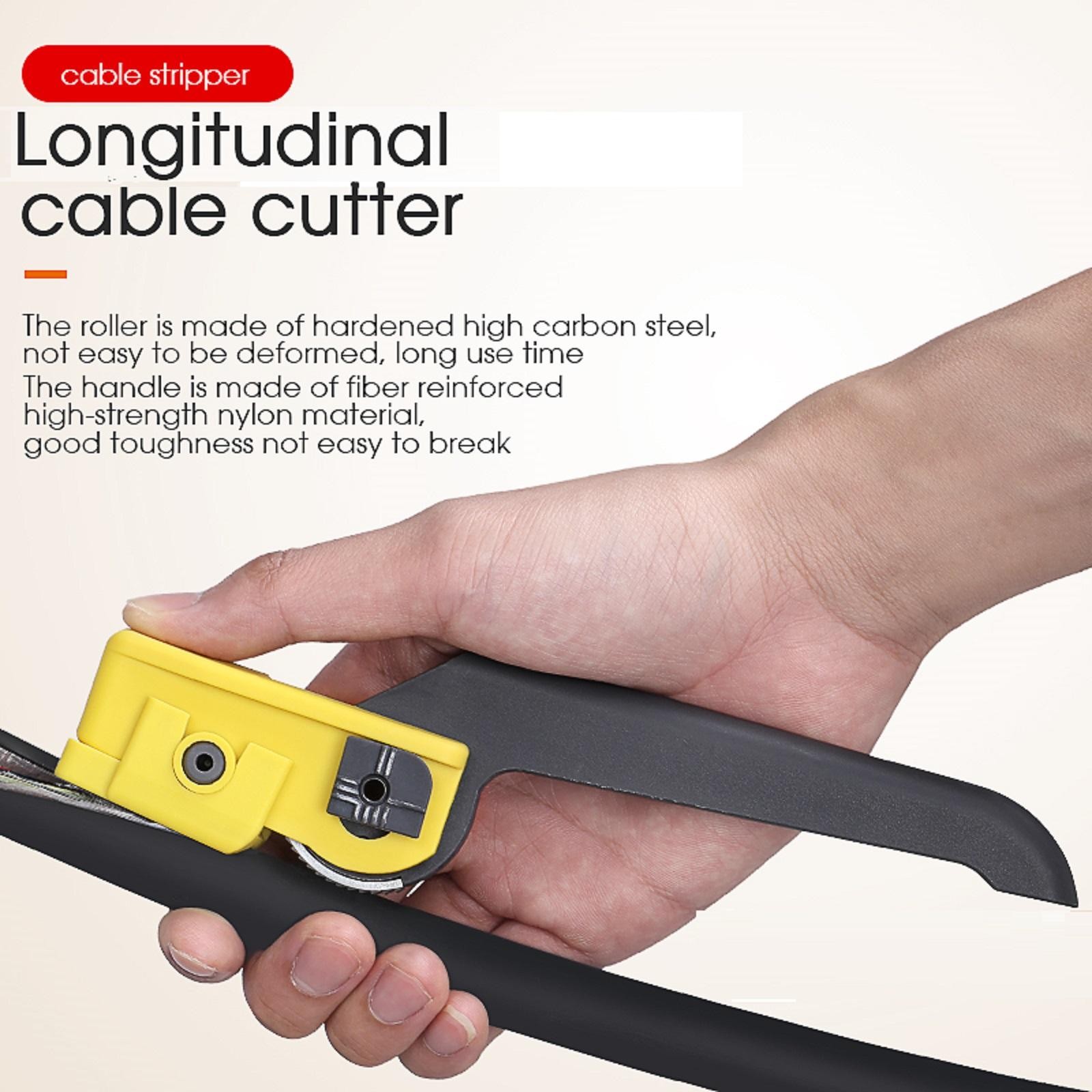 Fiber Optic Cable Stripping Knife KMS-K Longitudinal Cable Cutter Slitter J