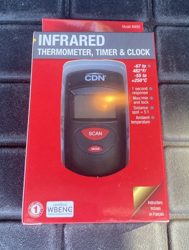 CDN IN482 Infrared Wireless Thermometer with 1-Second Response