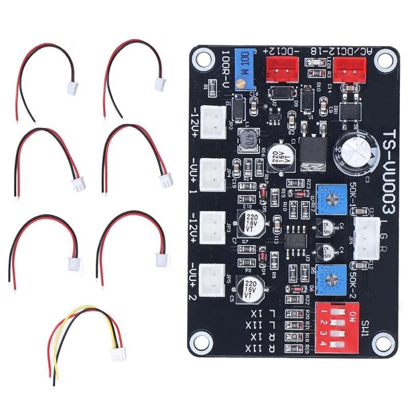 DB Amplifier Chassis VU Level Meter Driver Board With Adjustable Backlight New