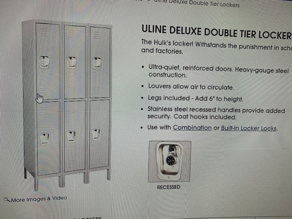 Metal lockers New