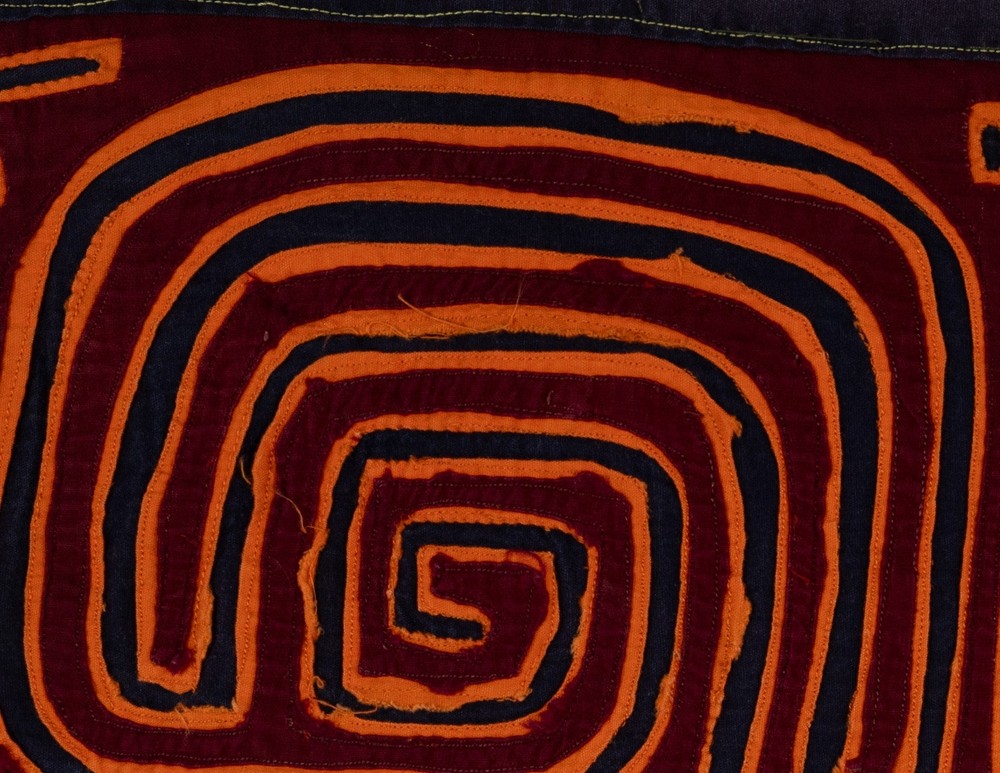 Vintage Machine Stitched Mola