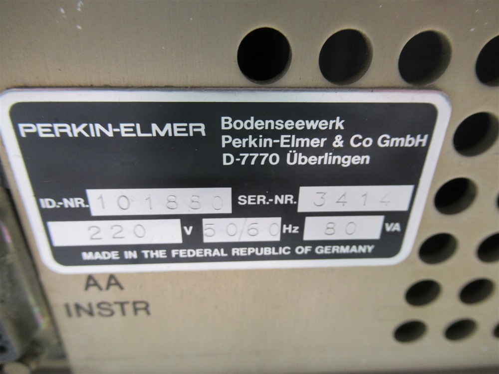 Perkin Elmer AS40 Autosampler Control Unit Vintage German Lab Device