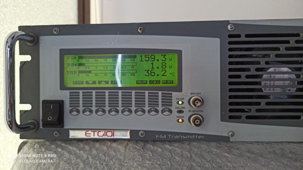 Broadcast Professional Transmitter FM Elenos ETG 150W - 88-108 Mhz