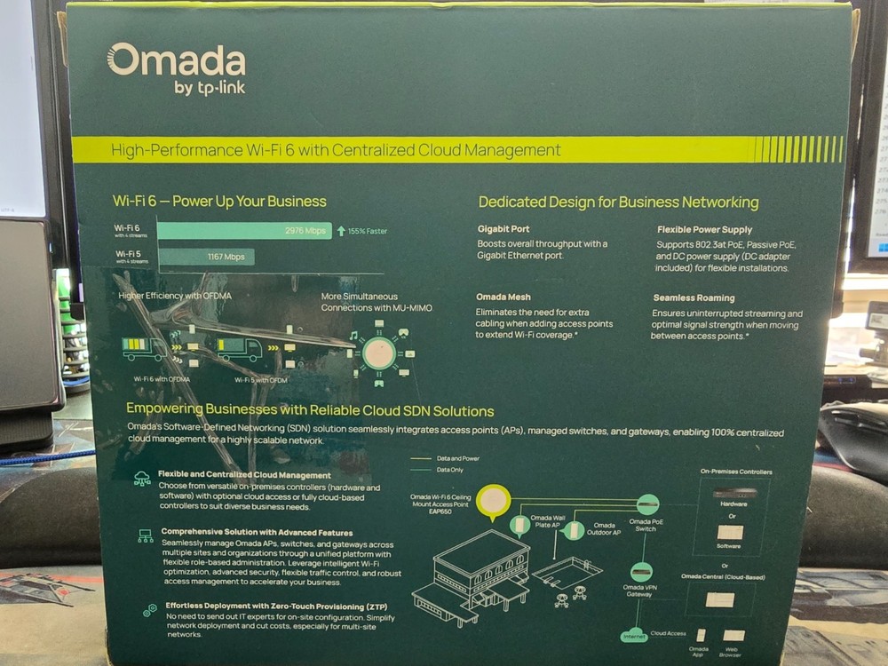 TP-Link AX3000 (EAP650) Ceiling Mount Wireless Access Point