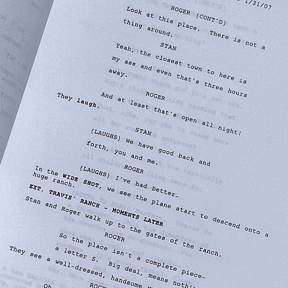 American Dad Scott Grimes Steve Smith 2007 Production Used Table Draft Script