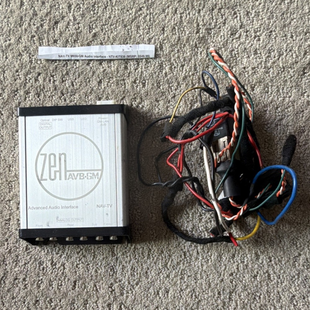 NAV-TV M650-GM Audio Interface Advanced Signal Processor NTV-KIT838 Model