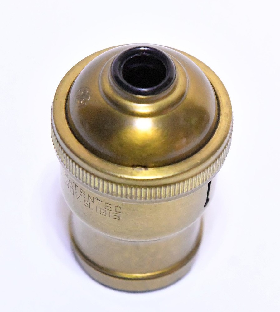 GE BRASS FAT BOY SOCKET SCREW TOP UNO THREAD