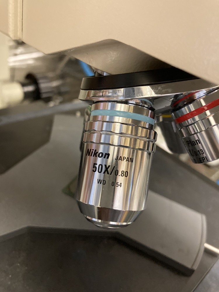 Technical Instruments Com. wafer Microscope with Nikon Objectives