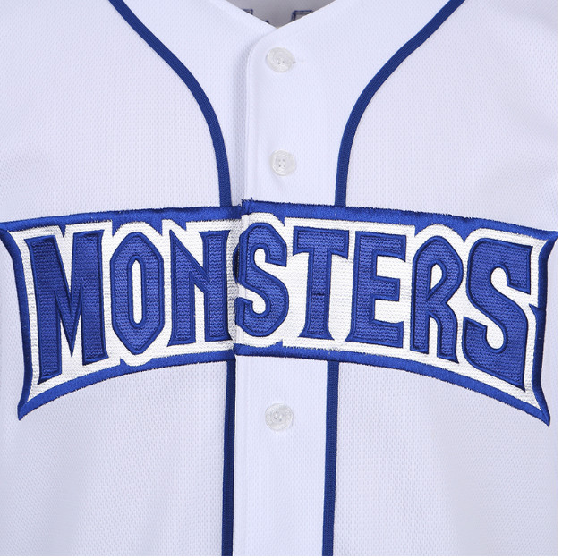 최강 MONSTERS CK Baseball Home White Jersey Uniform