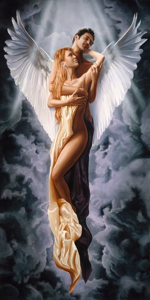 Love Angel-Chart Needlework Embroidery DIY Counted Cross Stitch Pattern