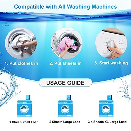 laundry detergent sheets 200 sheets fresh linen scent washing detergent