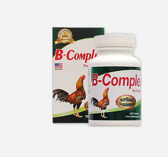 🔥B-Complex 100 tab-Roosters 🔥 Para Gallos-Complejo B 100 tabletas