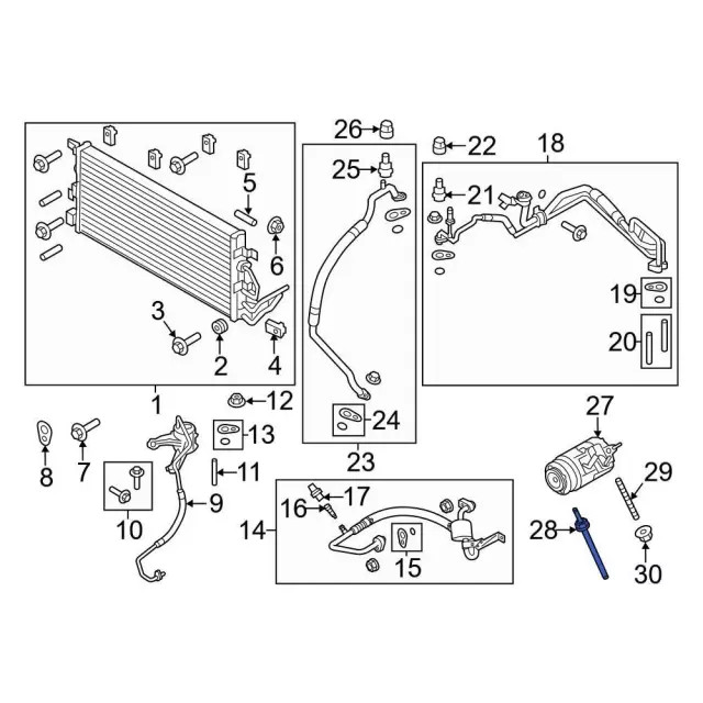Genuine Compressor Assembly Mount Stud W715823-S442