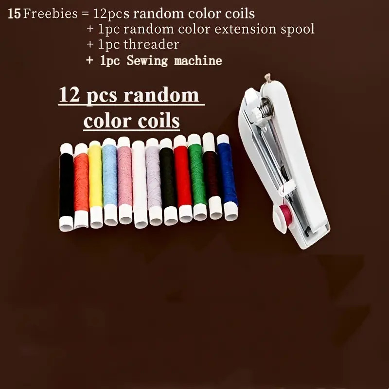 Portable Handheld Sewing Machine DIY Mini Sewing Stitching Machine Quick Sewing