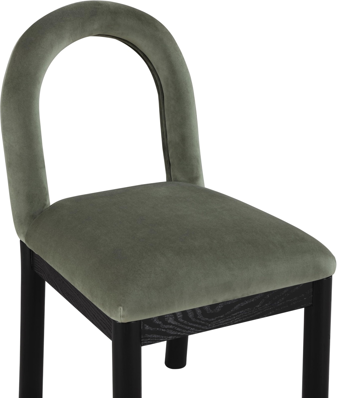 Meridian Furniture 11008Green-C Conrad Collection Art Deco Dining Chair