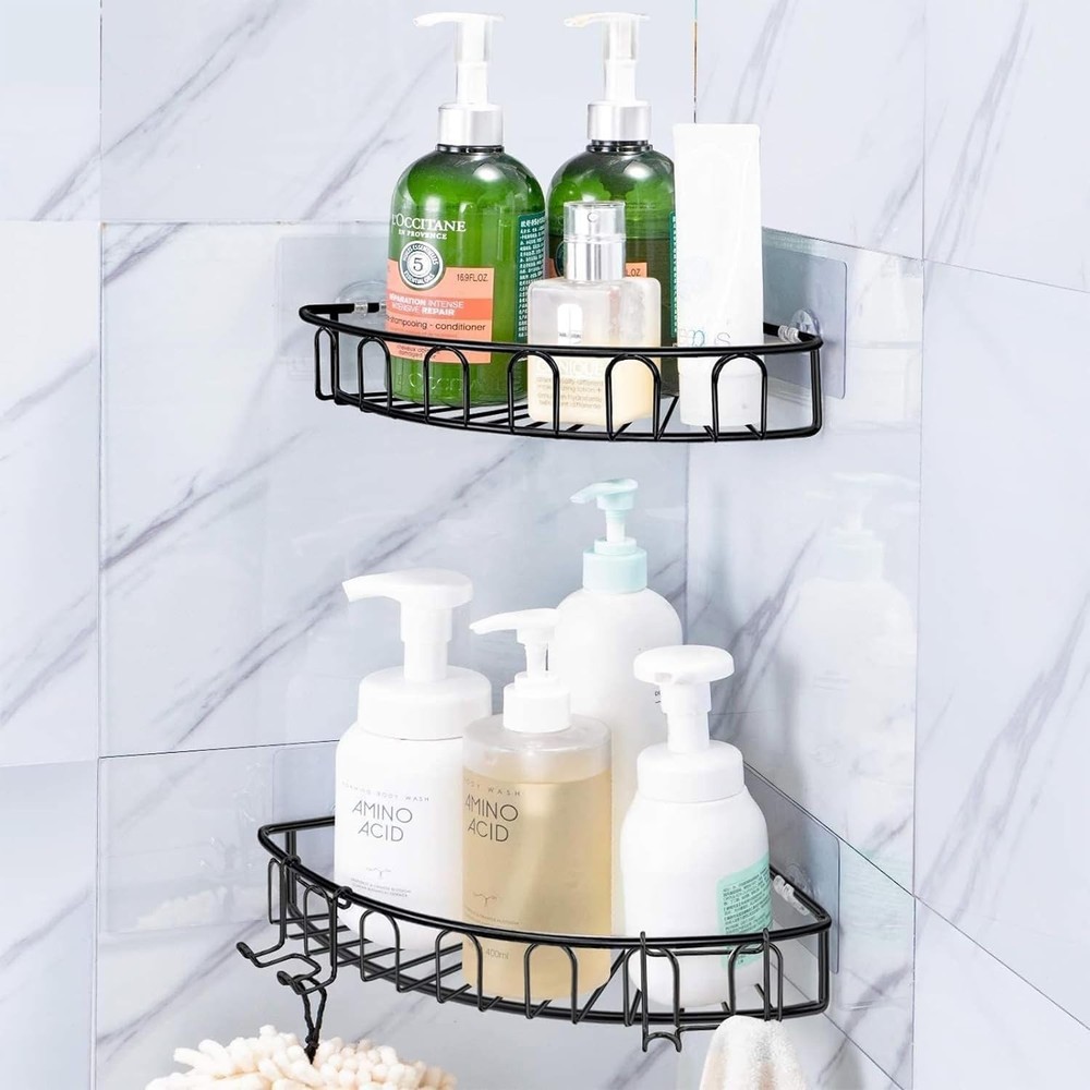 Versatile 15 Pack Shower Adhesive - Easy No-Drill Installation, 20 lbs Capacity