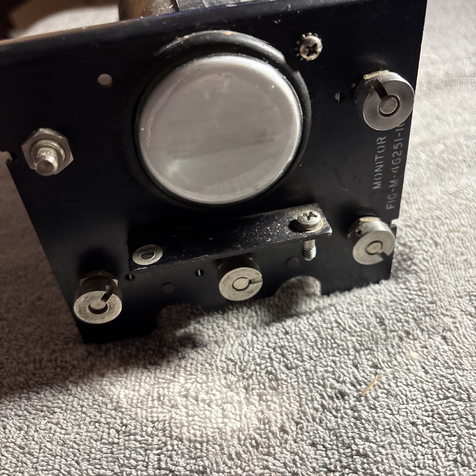 Vintage military radio frequency RF monitor As Is