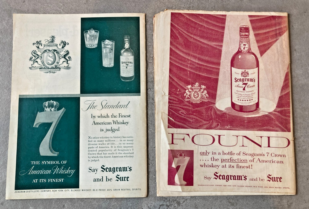 2 vintage New York Knicks programs from the mid-1950s, MSG