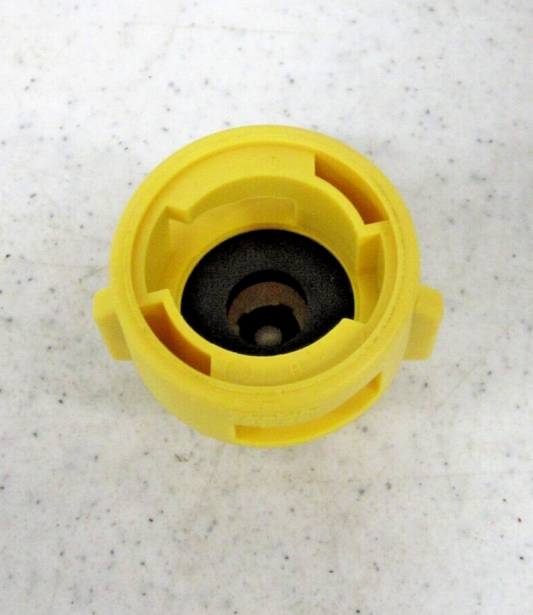 Teejet Extended Range Ceramic Flat Spray Tip & Cap, Yellow - XRC11002