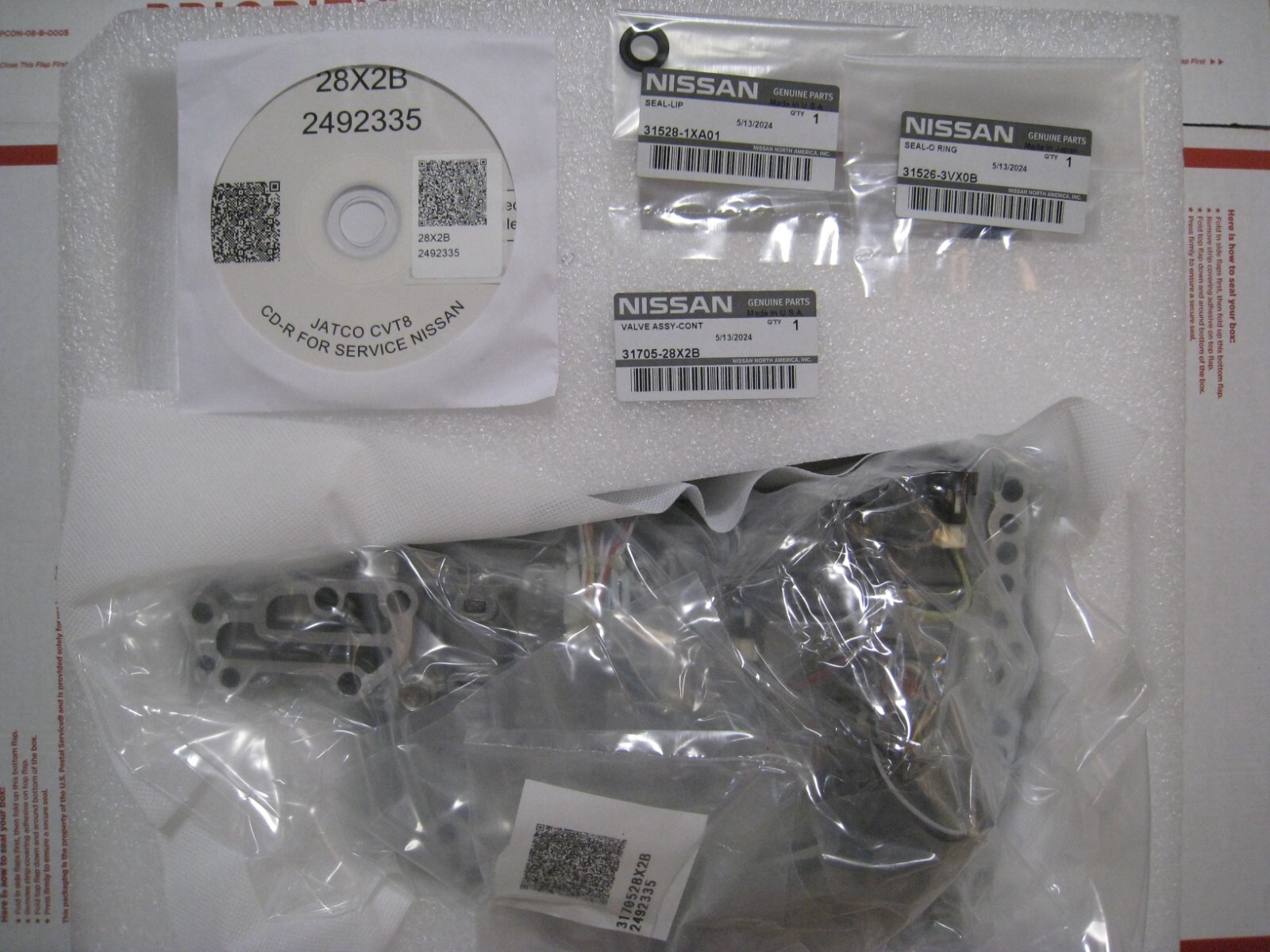 NEW 2024MY GENUINE NISSAN JF016E RE0F10D CVT Control Valve Body 31705-28X2B