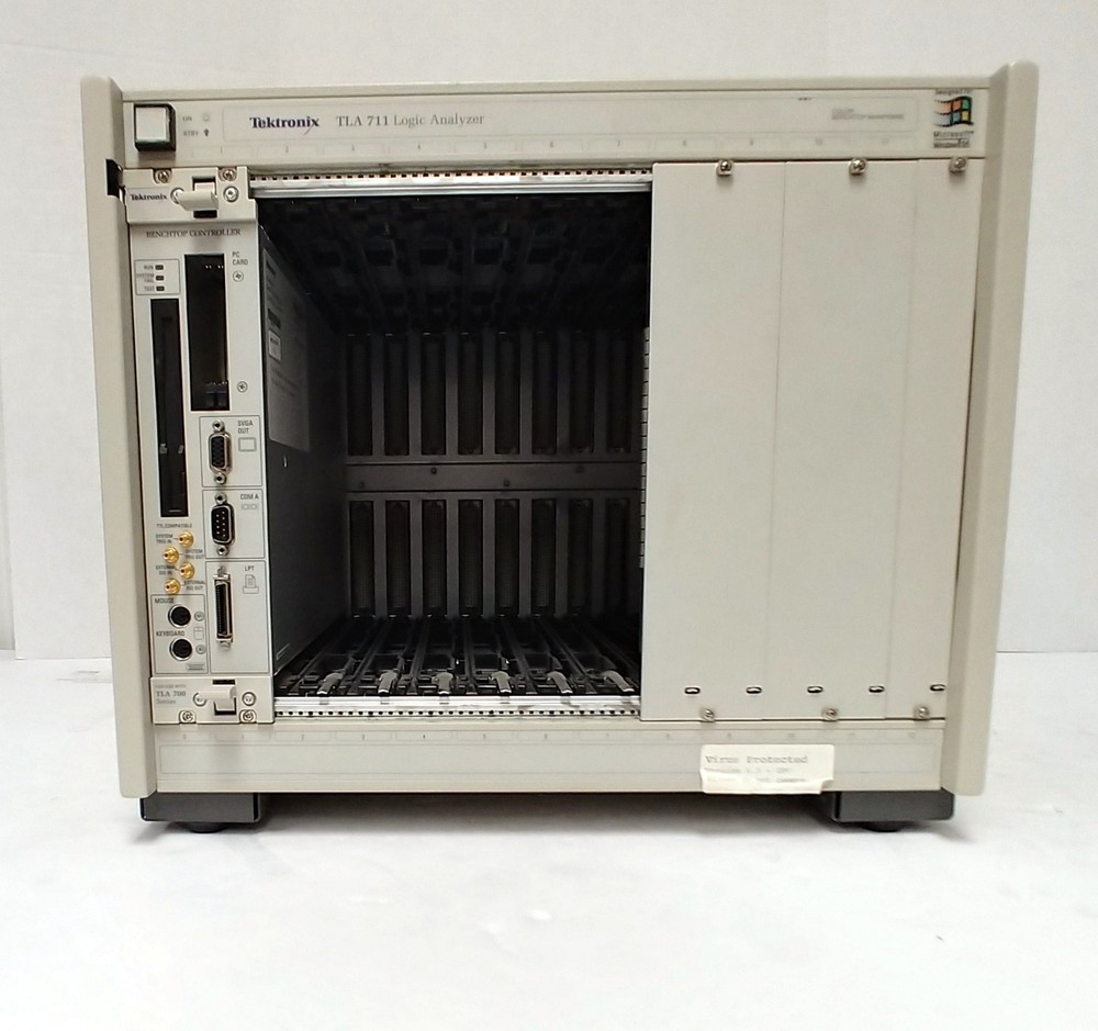 Tektronix TLA711 Logic Analyzer, Mainframe, 200 MHz, 12-slot