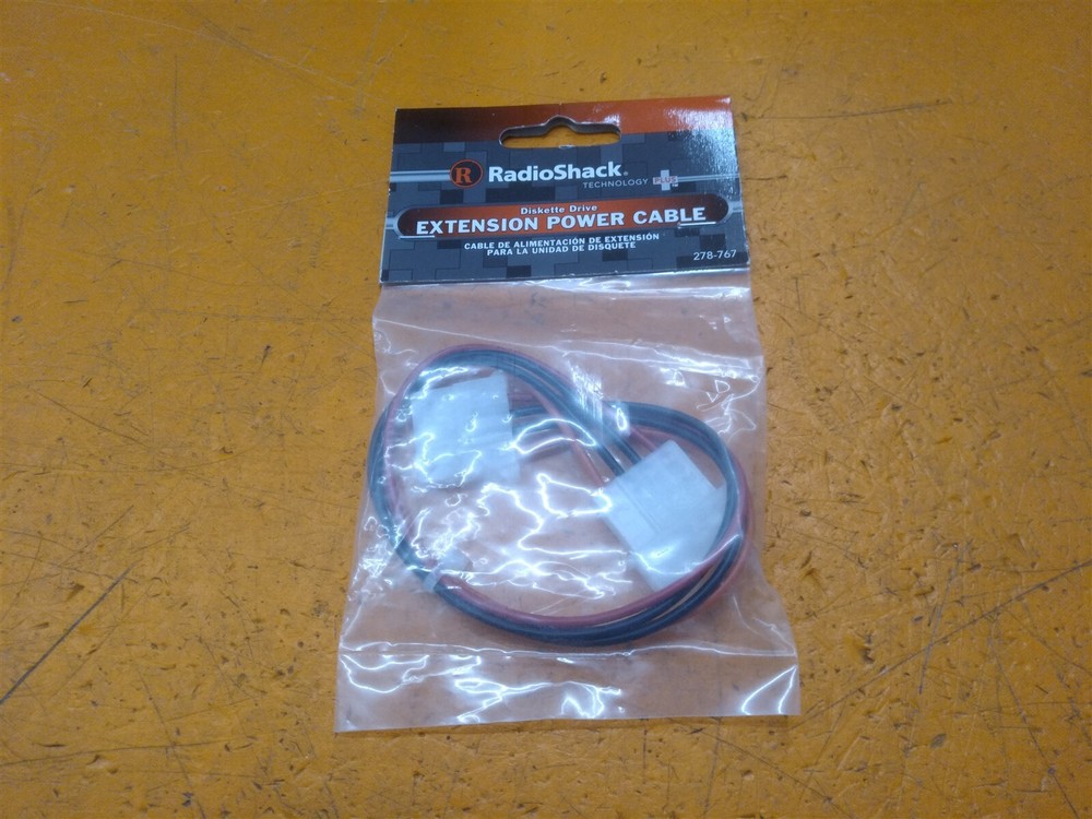 ⭐️⭐️⭐️⭐️⭐️ RadioShack Diskette Drive Extension Power Cable 278-767