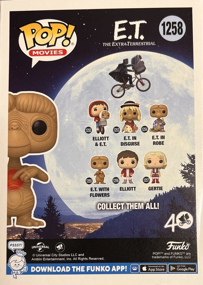 Henry Thomas￼ & Matthew DeMeritt Signed Autographed Funko Pop E.T. JSA