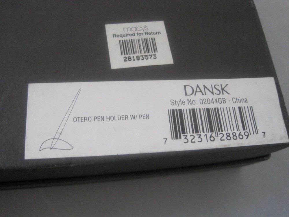 Dansk Pen w Holder Base in Box