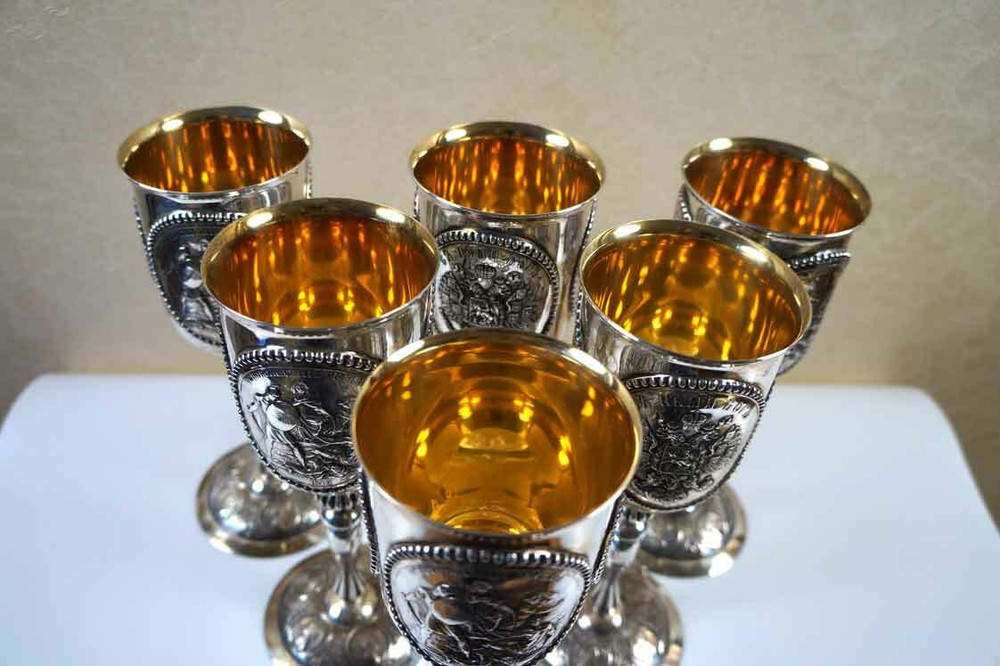 Russian ROMANOV coronation Goblets