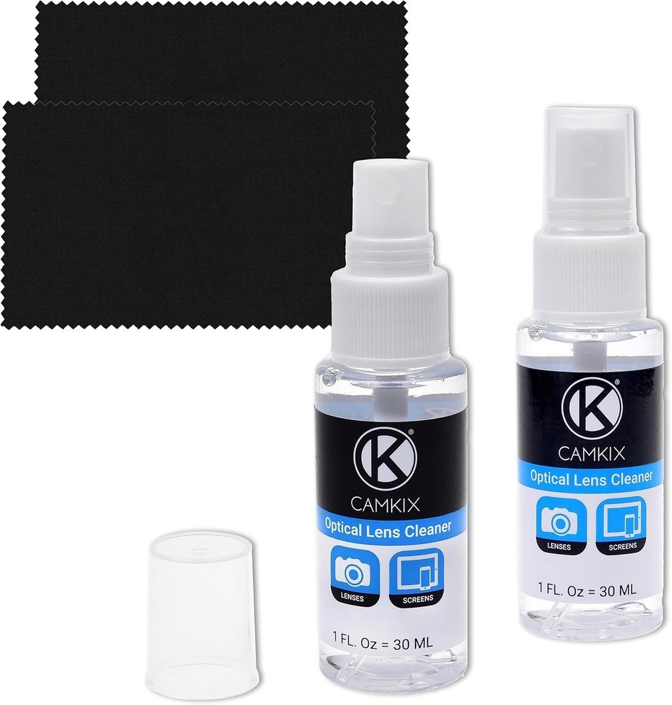 High-Performance Cleaning Kit - 2 Sprays & Microfiber Cloths for All Devices
