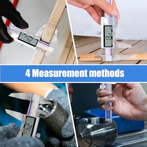 Digital Caliper, Vernier Caliper Measuring Tool with blue Digital Caliper