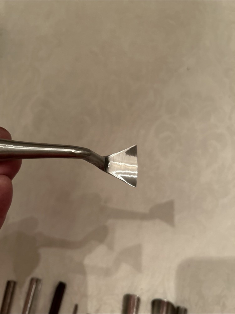 Dog Leg Bent Gouge Spoon # 7 / 30 Guaranteed Sharp