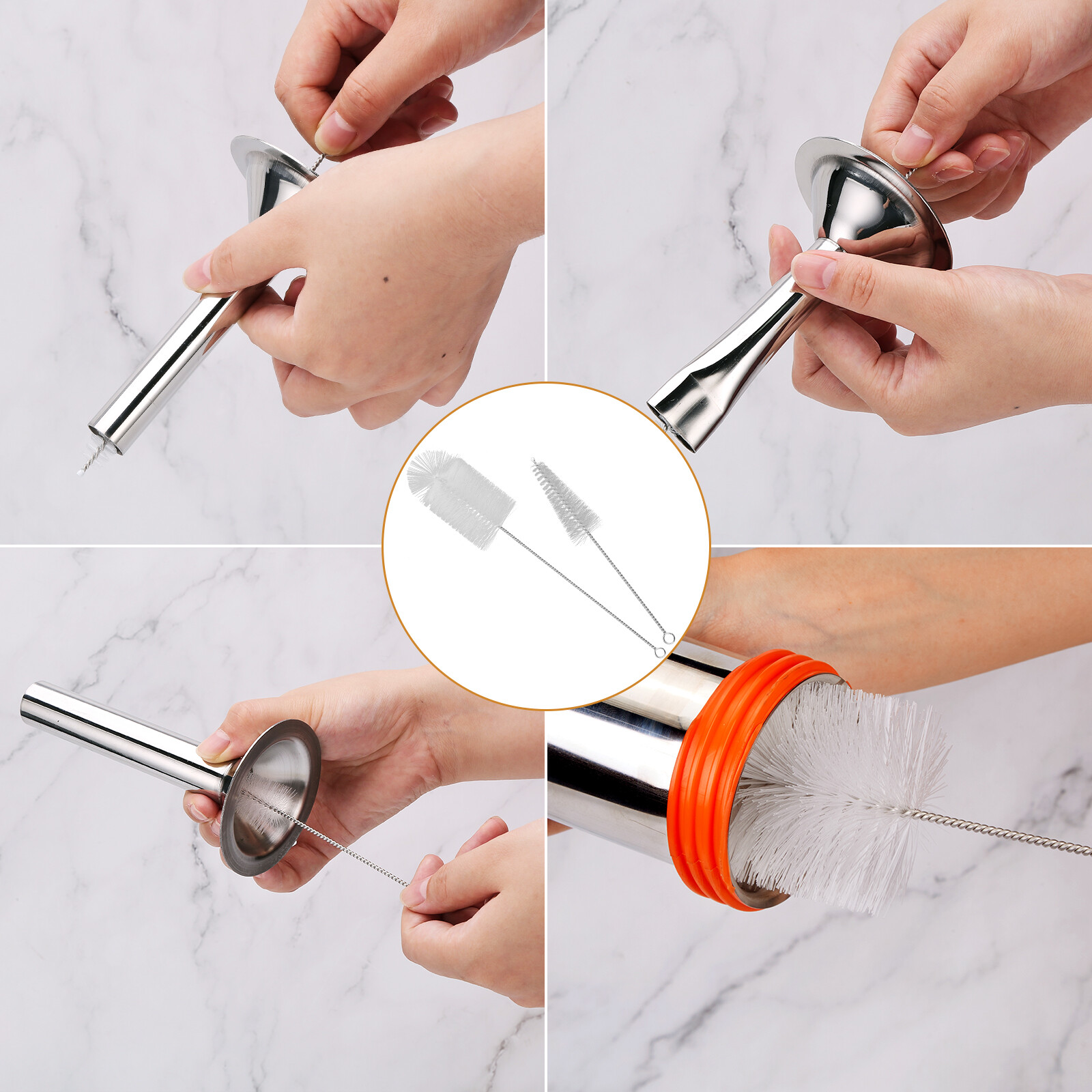 HK Jerky Gun Kits 2.5 Pound Stainless Steel Sausage Making Gun